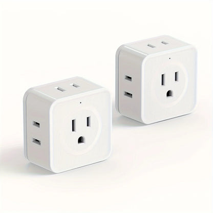 5-Outlet Multi-Plug Expander for Home, Office, and Travel