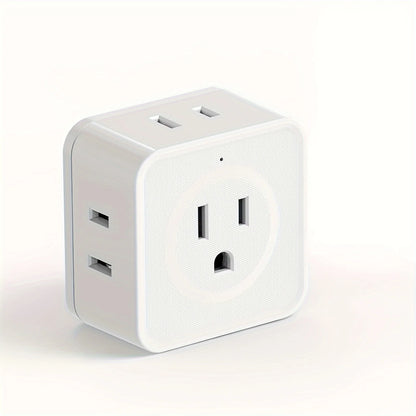 5-Outlet Multi-Plug Expander for Home, Office, and Travel