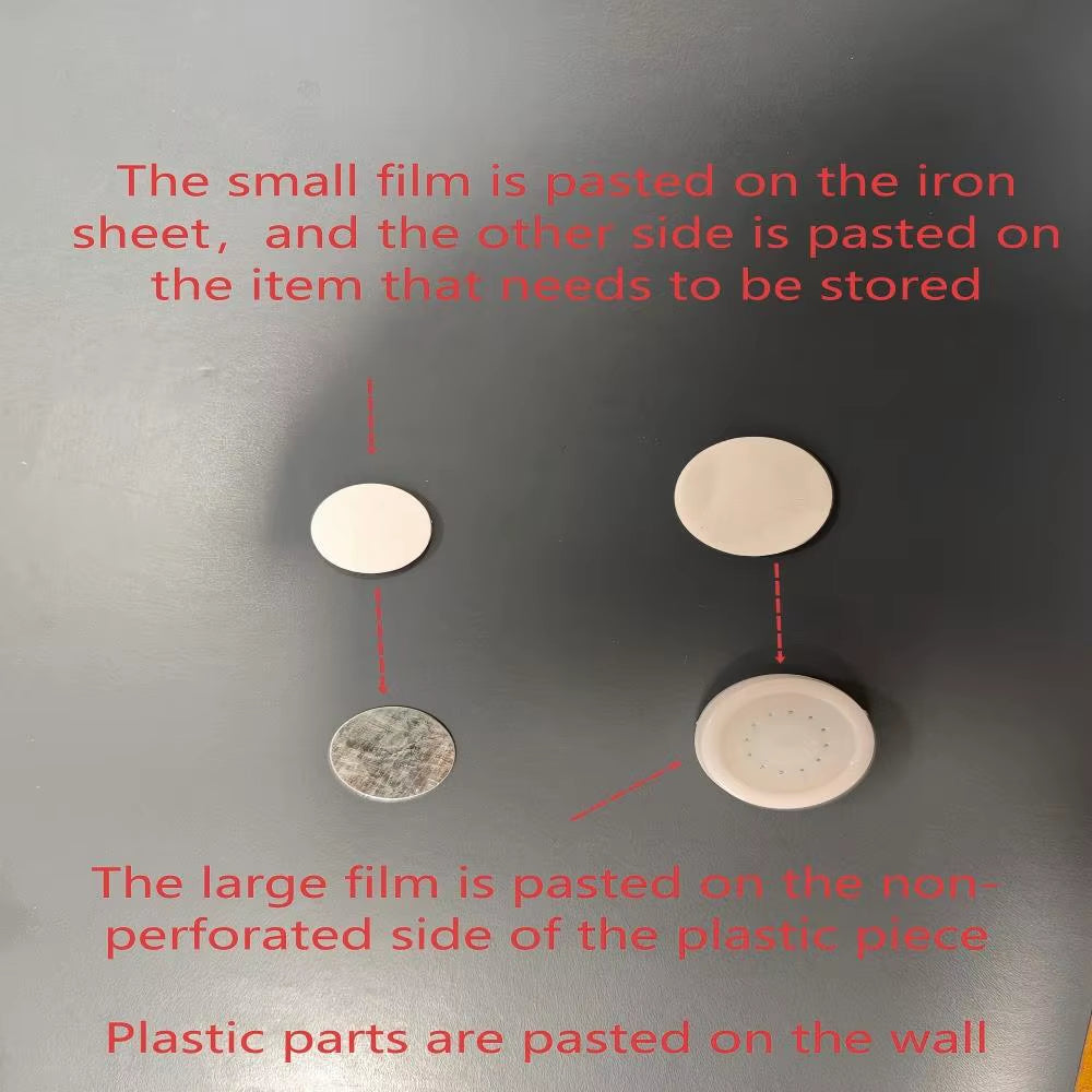 Magnetic Wall-Mounted Remote Control Holder with Strong Adhesive for Home and Office Use