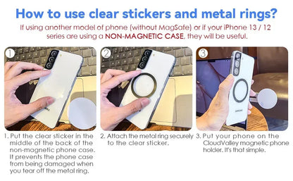 2025 Slim and Foldable Magnetic Laptop and Phone Holder for iPhone 14, 13, 12 Series and All Smartphones